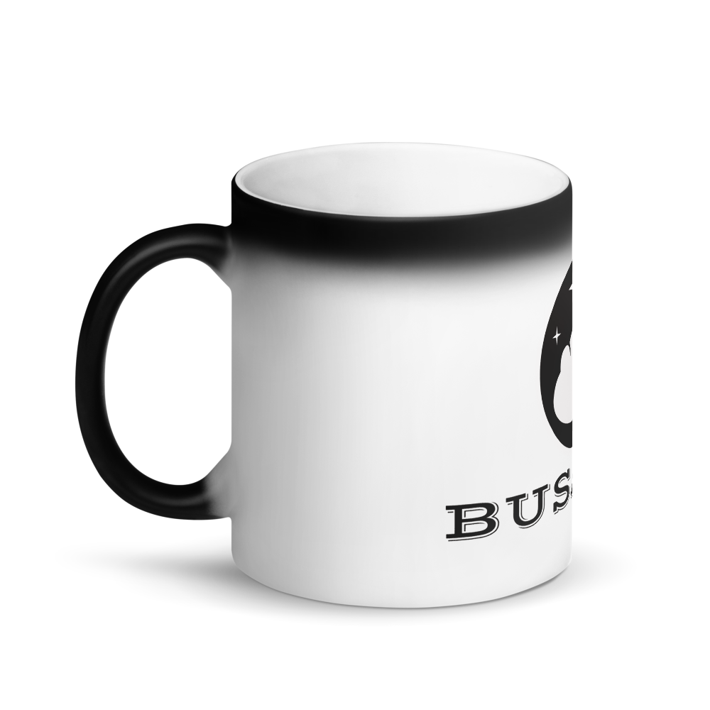 BUSAJJA- Matte Black Magic Mug